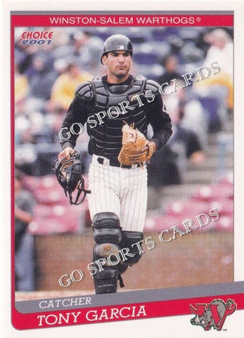2001 Winston Salem Warthogs Tony Garcia