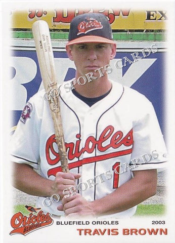 2003 Bluefield Orioles Travis Brown