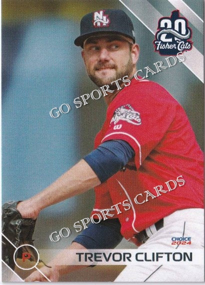 2024 New Hampshire Fisher Cats Trevor Clifton