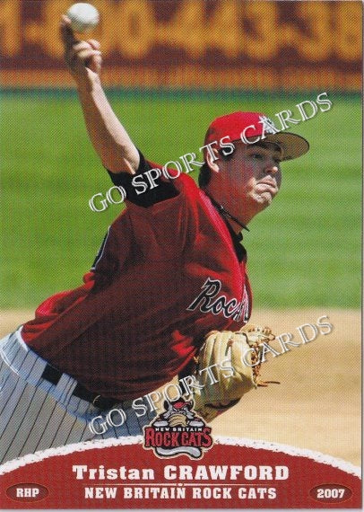 2007 New Britain Rock Cats Tristan Crawford