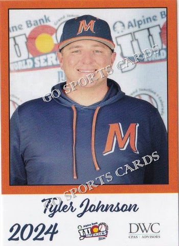 2024 McLennan Community College Highlanders JUCO Tyler Johnson