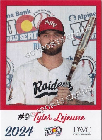 2024 Northwest Florida State Raiders JUCO Tyler Lejeune