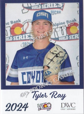 2024 College of Southern Nevada Coyotes JUCO Tyler Ray