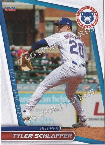2024 South Bend Cubs Tyler Schlaffer