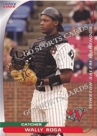 2003 Winston Salem Warthogs Wally Rosa