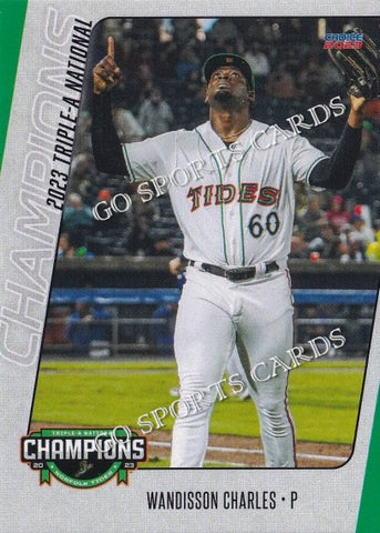 2023 Norfolk Tides Champions Wandisson Charles