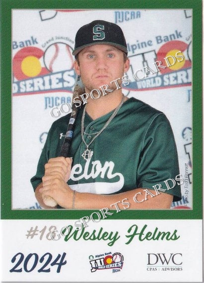 2024 Shelton State Community College Buccaneers JUCO Wesley Helms
