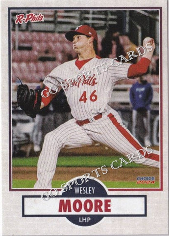 2024 Reading Fightin Phils 3rd Wesley Moore