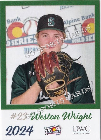 2024 Shelton State Community College Buccaneers JUCO Weston Wright