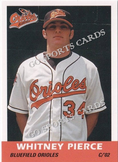 2002 Bluefield Orioles Whitney Pierce