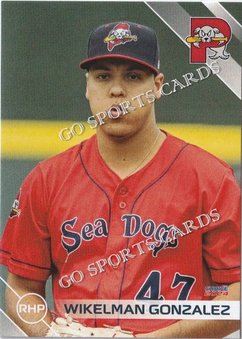 2024 Portland Sea Dogs Wikelman Gonzalez