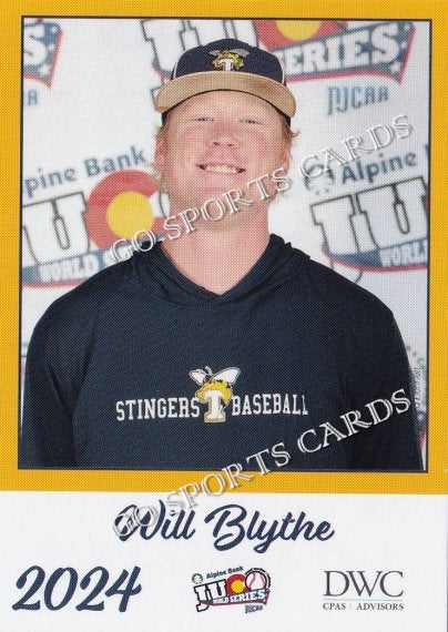 2024 Florence Darlington Technical College Stingers JUCO Will Blythe