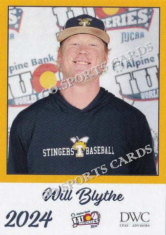 2024 Florence Darlington Technical College Stingers JUCO Will Blythe