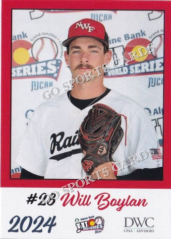 2024 Northwest Florida State Raiders JUCO Will Boylan