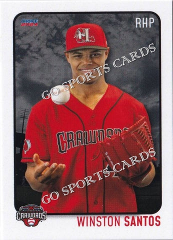 2024 Hickory Crawdads 1st Winston Santos