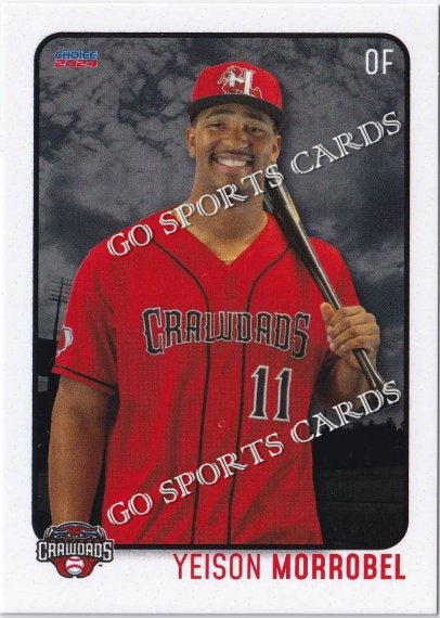 2024 Hickory Crawdads 1st Yeison Morrobel