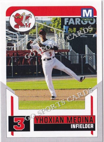 2017 Fargo Moorhead RedHawks Yhoxian Medina