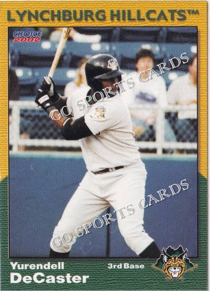 2002 Lynchburg Hillcats Yurendell DeCaster