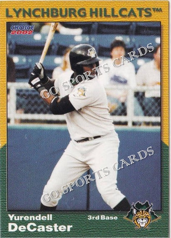 2002 Lynchburg Hillcats Yurendell DeCaster