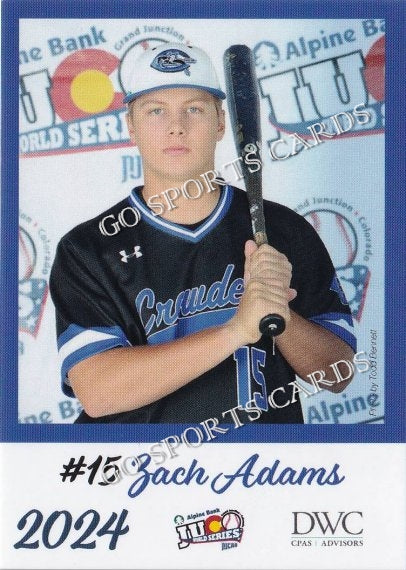 2024 Crowder College Roughriders JUCO Zach Adams
