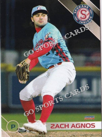 2024 Spokane Indians Zach Agnos