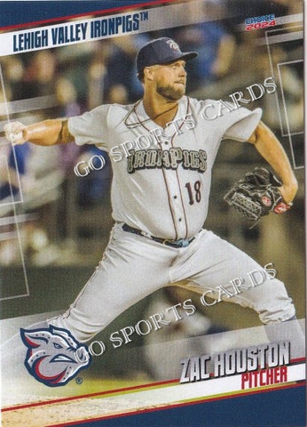 2024 Lehigh Valley IronPigs Zac Houston