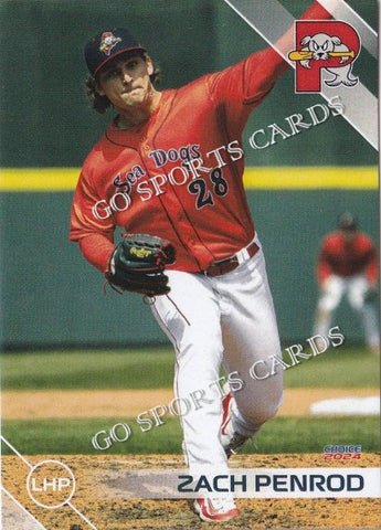 2024 Portland Sea Dogs Zach Penrod