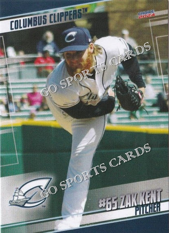 2024 Columbus Clippers Zak Kent