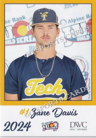 2024 Florence Darlington Technical College Stingers JUCO Zane Davis