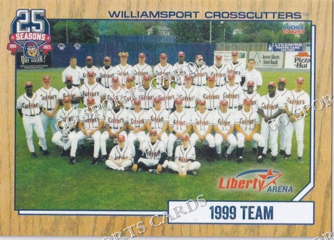 2023 Williamsport Crosscutters 25th Anniversary 1999 Team Photo