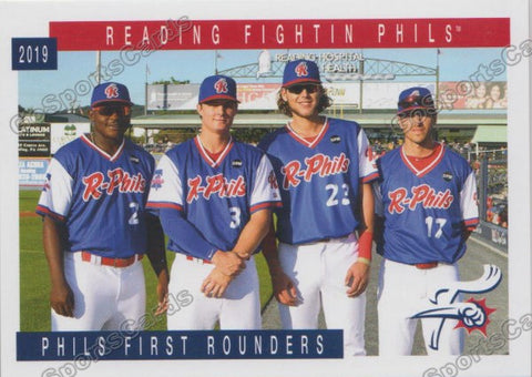2019 Reading Fightin Phils Update Alec Bohm Adam Haseley Mickey Moniak Cornelius Randolph