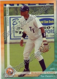 2003 Florida State League Top Prospects Team Set