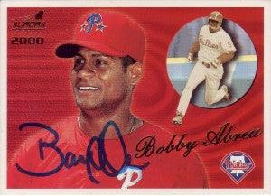 Bobby Abreu 2000 Pacific Aurora #108 (Autograph)