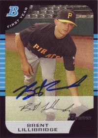 Brent Lillibridge 2005 Bowman #56 (Autograph)