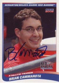 Brian Cammarota 2005 Choice Scranton Wilkes Barre Red Barons #4 (Autograph)