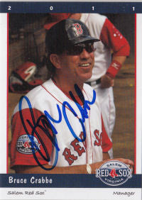 Bruce Crabbe 2011 Salem Red Sox (Autograph)