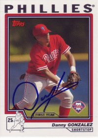 Danny Gonzalez 2004 Topps Traded #146 (Autograph)