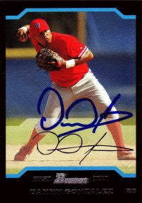 Danny Gonzalez 2004 Bowman #219 (Blue Autograph)