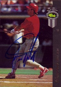 Darren Daulton 1993 Classic McDonalds #11 (Blue Autograph)