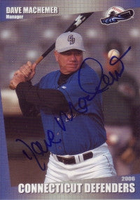 Dave Machemer 2006 Grandstand Connecticut Defenders (Autograph)