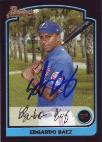 Edgardo Baez 2003 Bowman Draft Picks #84 (Autograph)