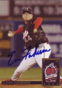 Evan Fahrner 2006 MultiAd Reading Phillies #6 (Autograph)