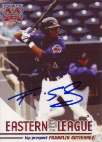 Franklin Gutierrez 2004 GrandStand Eastern League Top Prospect (Autograph)