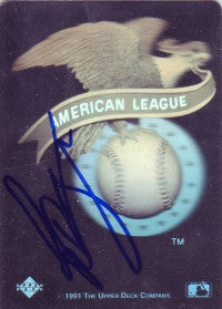 Fredy Deza Upper Deck American League Hologram (Autograph)