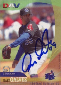 Gary Galvez 2006 Wilmington Blue Rocks DAV (Autograph)