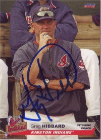 Greg Hibbard 2008 Kinston Indians (Autograph)