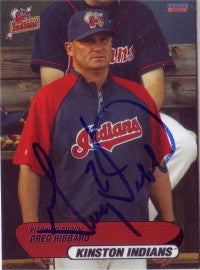 Greg Hibbard 2009 Kinston Indians (Autograph)