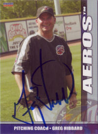 Greg Hibbard 2010 Akron Aeros (Autograph)