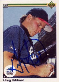 Greg Hibbard 1990 Upper Deck #543 (Autograph)