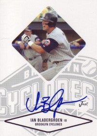 Ian Bladergroen 2004 Just Minors Justifiable #6 (Autograph)